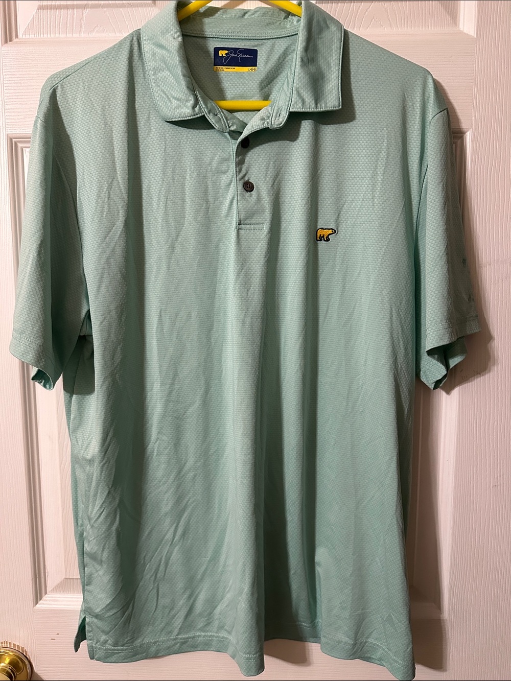 Jack Nicklaus Light Mint Green Men’s Polo